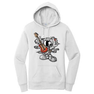 Astronaut Guitar Women's Pullover Hoodie