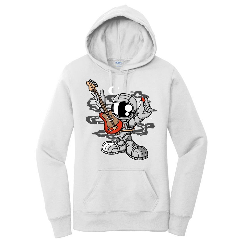 Astronaut Guitar Women's Pullover Hoodie