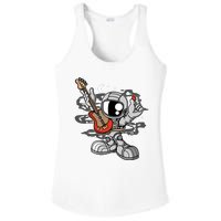 Astronaut Guitar Ladies PosiCharge Competitor Racerback Tank