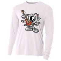 Astronaut Guitar Cooling Performance Long Sleeve Crew