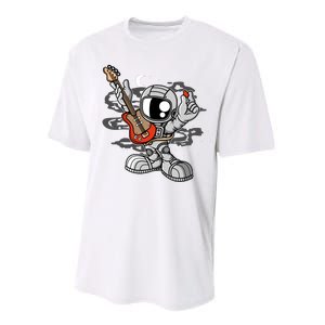 Astronaut Guitar Performance Sprint T-Shirt