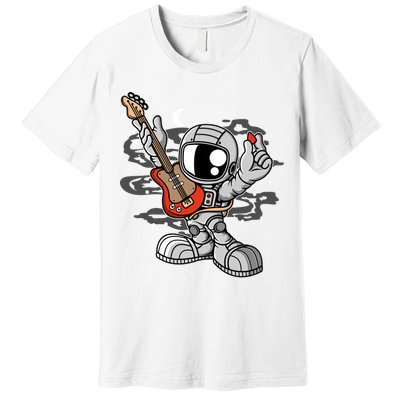 Astronaut Guitar Premium T-Shirt