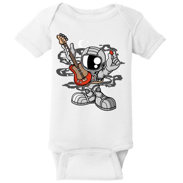 Astronaut Guitar Baby Bodysuit