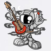 Astronaut Guitar Baby Bodysuit