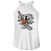 Astronaut Guitar Women's Perfect Tri Rocker Tank