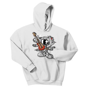 Astronaut Guitar Kids Hoodie