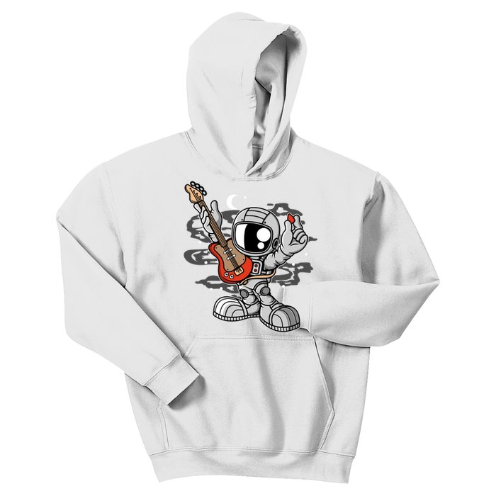 Astronaut Guitar Kids Hoodie