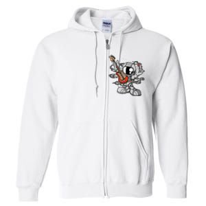 Astronaut Guitar Full Zip Hoodie