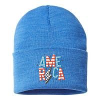 America Gift Sustainable Knit Beanie