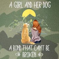 A Girl And Her Dog A Bond That Can't Be Broken Legacy Tie Dye Trucker Hat