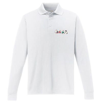 Acotar Ghost Acotar Bookish Ghost Performance Long Sleeve Polo