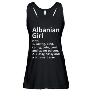 ALBANIAN GIRL ALBANIA Gift Funny Country Home Roots Descent Ladies Essential Flowy Tank