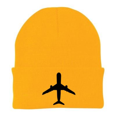 Aviation Geek Airplane Pilot Dad Husband Fathers Day Knit Cap Winter Beanie