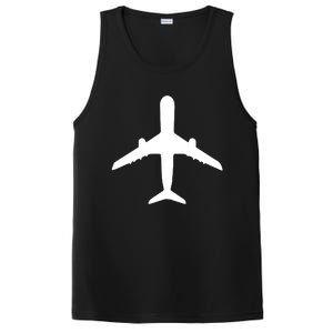 Aviation Geek Airplane Pilot Dad Husband Fathers Day PosiCharge Competitor Tank