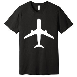 Aviation Geek Airplane Pilot Dad Husband Fathers Day Premium T-Shirt