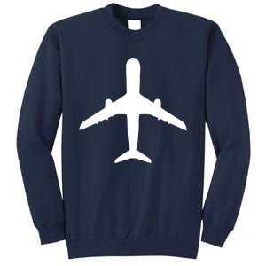 Aviation Geek Airplane Pilot Dad Husband Fathers Day Tall Sweatshirt