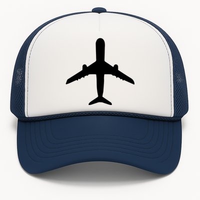 Aviation Geek Airplane Pilot Dad Husband Fathers Day Trucker Hat