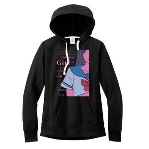 Anime Girl Women's Fleece Hoodie