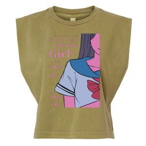 Anime Girl Garment-Dyed Women's Muscle Tee