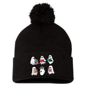 Acotar Ghost Acotar Bookish Ghost Pom Pom 12in Knit Beanie