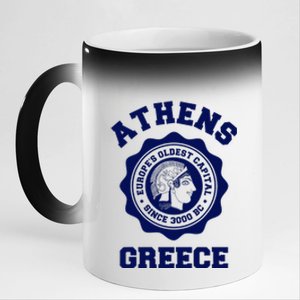 Athens Greece Athena From Ancient Greek 11oz Black Color Changing Mug