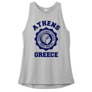 Athens Greece Athena From Ancient Greek Ladies PosiCharge Tri-Blend Wicking Tank