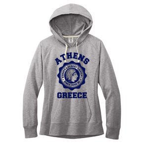 Athens Greece Athena From Ancient Greek Women's Fleece Hoodie