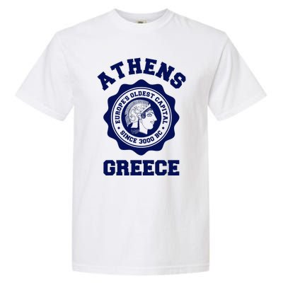 Athens Greece Athena From Ancient Greek Garment-Dyed Heavyweight T-Shirt