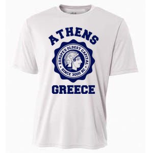 Athens Greece Athena From Ancient Greek Cooling Performance Crew T-Shirt