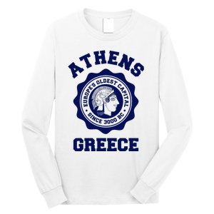 Athens Greece Athena From Ancient Greek Long Sleeve Shirt