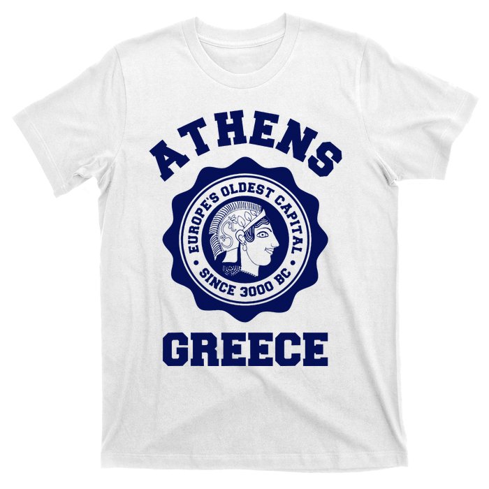 Athens Greece Athena From Ancient Greek T-Shirt