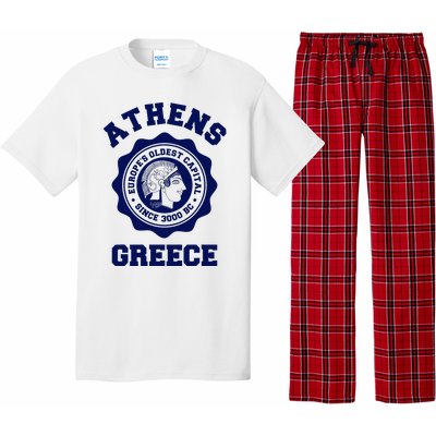 Athens Greece Athena From Ancient Greek Pajama Set