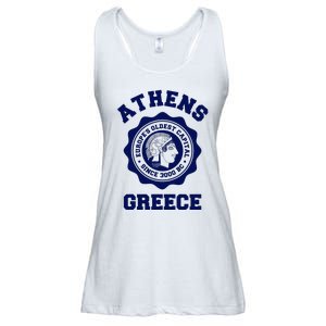 Athens Greece Athena From Ancient Greek Ladies Essential Flowy Tank