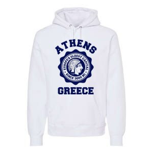 Athens Greece Athena From Ancient Greek Premium Hoodie