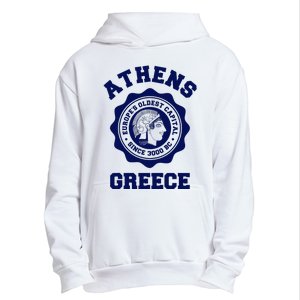 Athens Greece Athena From Ancient Greek Urban Pullover Hoodie