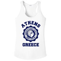 Athens Greece Athena From Ancient Greek Ladies PosiCharge Competitor Racerback Tank