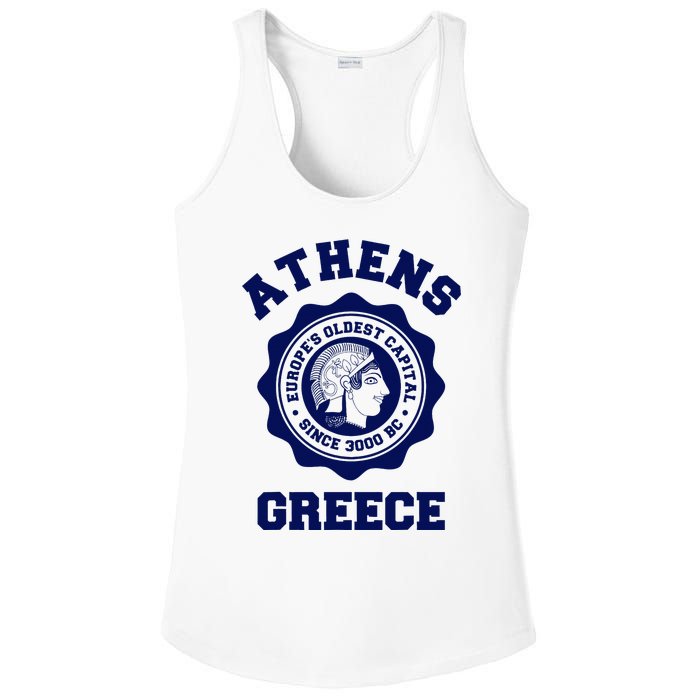 Athens Greece Athena From Ancient Greek Ladies PosiCharge Competitor Racerback Tank