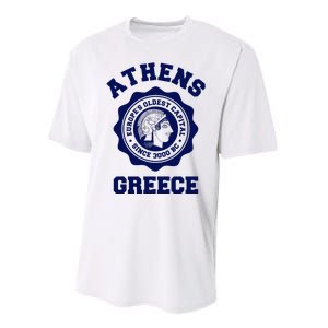 Athens Greece Athena From Ancient Greek Performance Sprint T-Shirt