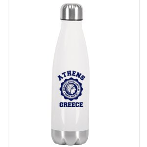 Athens Greece Athena From Ancient Greek Stainless Steel Insulated Water Bottle