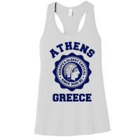 Athens Greece Athena From Ancient Greek Women's Racerback Tank