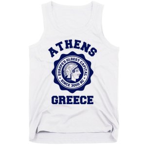 Athens Greece Athena From Ancient Greek Tank Top