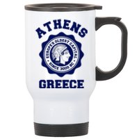 Athens Greece Athena From Ancient Greek Stainless Steel Travel Mug