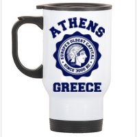 Athens Greece Athena From Ancient Greek Stainless Steel Travel Mug