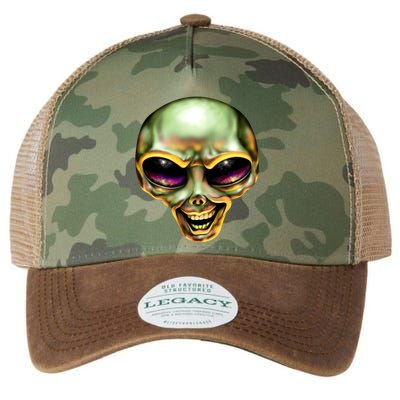 Alien Grin Legacy Tie Dye Trucker Hat