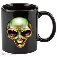 Alien Grin 11oz C Handle Ceramic Mug