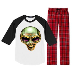 Alien Grin Raglan Sleeve Pajama Set