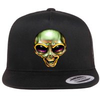 Alien Grin Flatbill Hat
