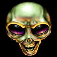 Alien Grin Flatbill Hat