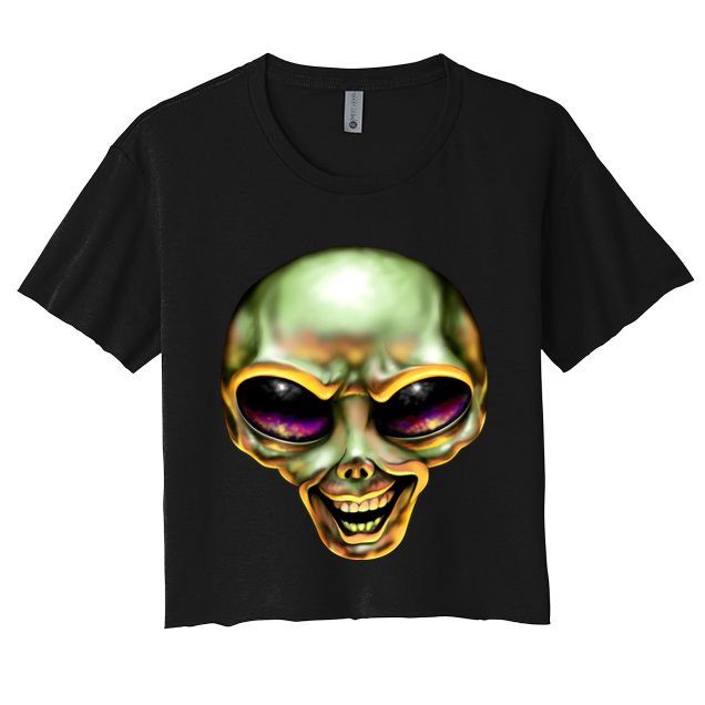 Alien Grin Crop Top