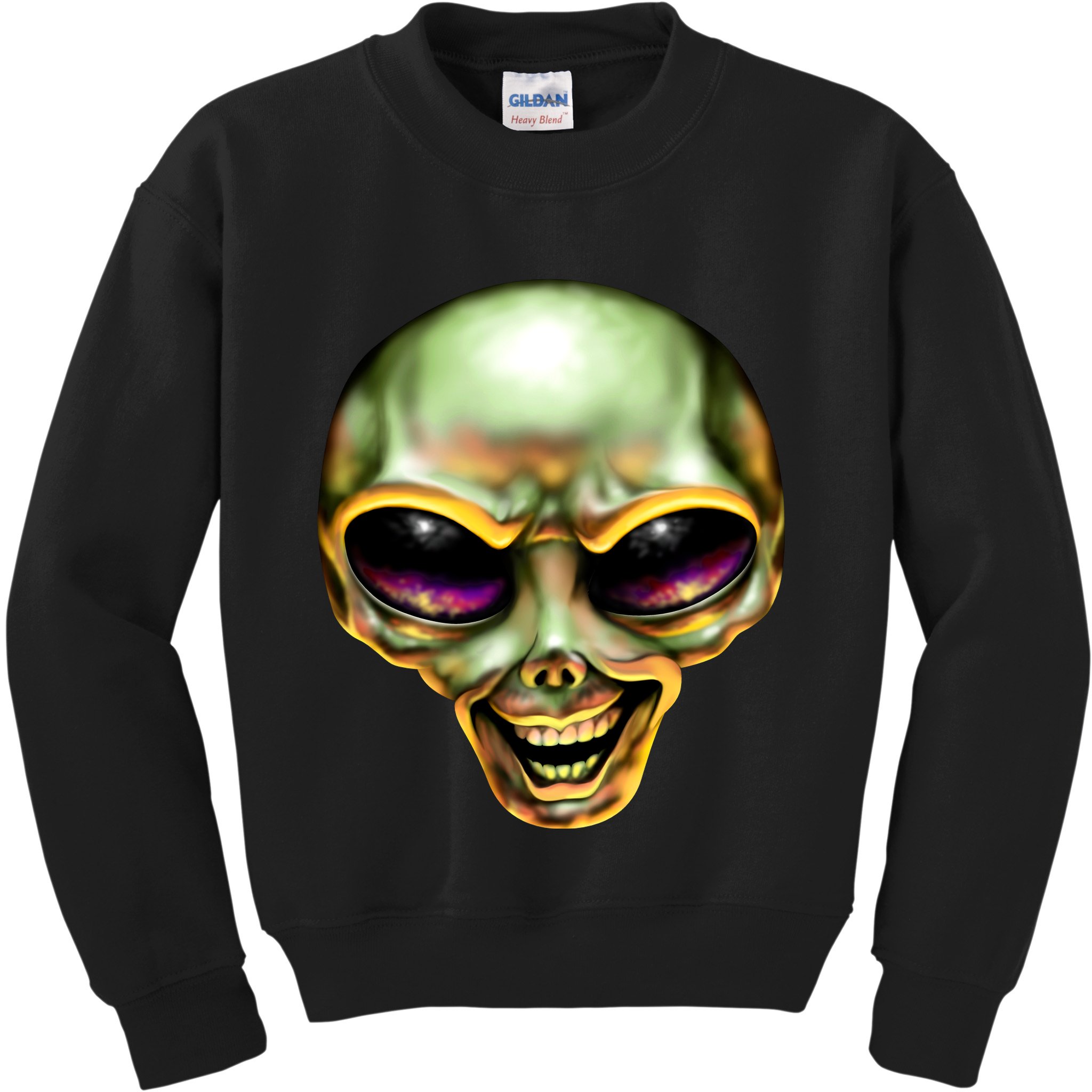 Alien Grin Kids Sweatshirt
